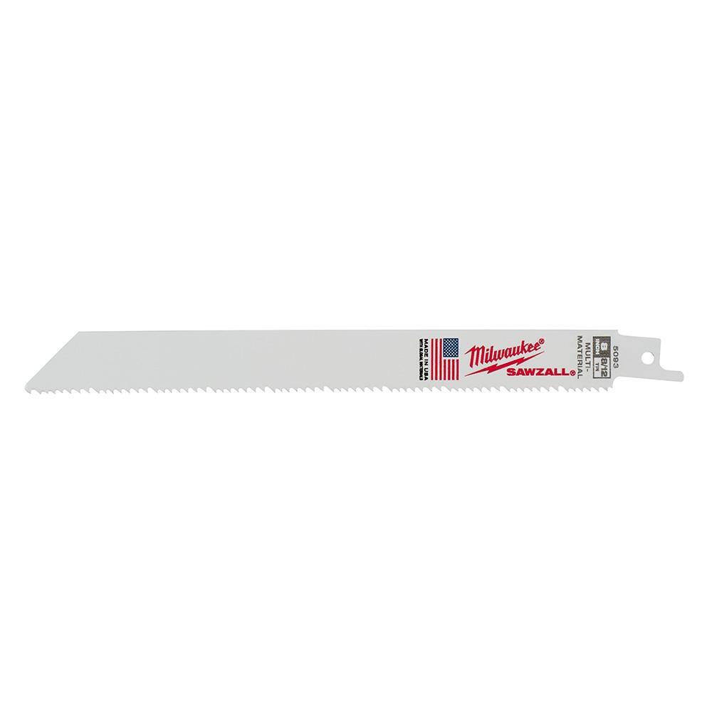 8 8/12 Tpi Sawzall Blade For Multi-Material Bulk 10 