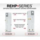 50 gal. 5 kW Residential Hybrid Electric Heat Pump Water Heater 