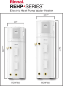 50 gal. 5 kW Residential Hybrid Electric Heat Pump Water Heater 