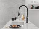 Single Handle Pull Down Kitchen Faucet in Matte Black 