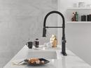 Single Handle Pull Down Kitchen Faucet in Matte Black 