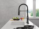 Single Handle Pull Down Kitchen Faucet in Matte Black 