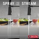 Single Handle Pull Down Kitchen Faucet in Matte Black 