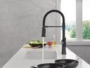 Single Handle Pull Down Kitchen Faucet in Matte Black 