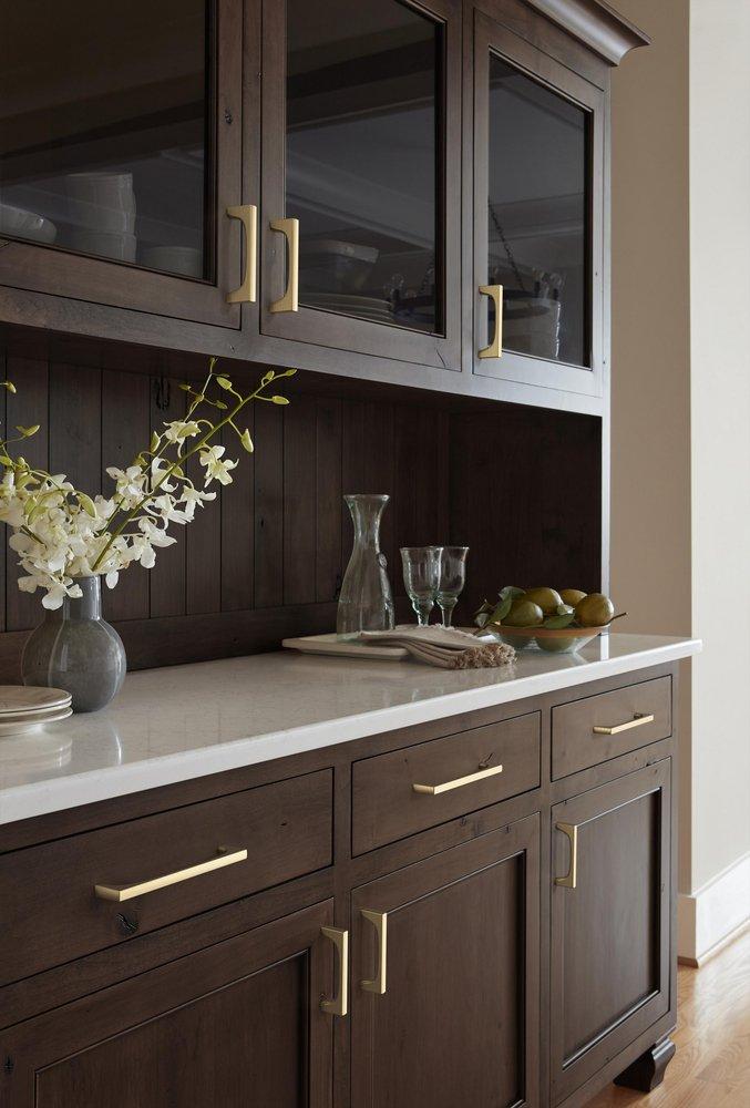 Amerock Golden Champagne 8-13/16 in. Center-to-Center Pull 