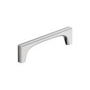 MERCED 5-1/16 INCH 128MM CENTER-TO-CENTER POLISHED CHROME CABINET PULL 