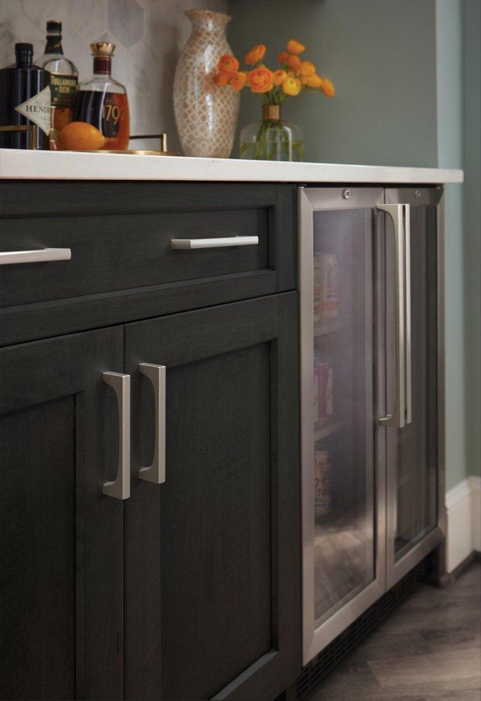 Amerock Satin Nickel 5-1/16 in. Center-to-Center Pull 