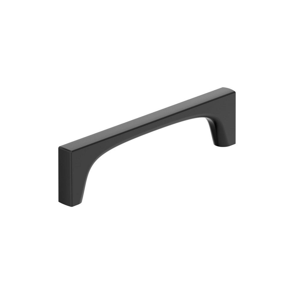Amerock Matte Black 5-1/16 in. Center-to-Center Pull 