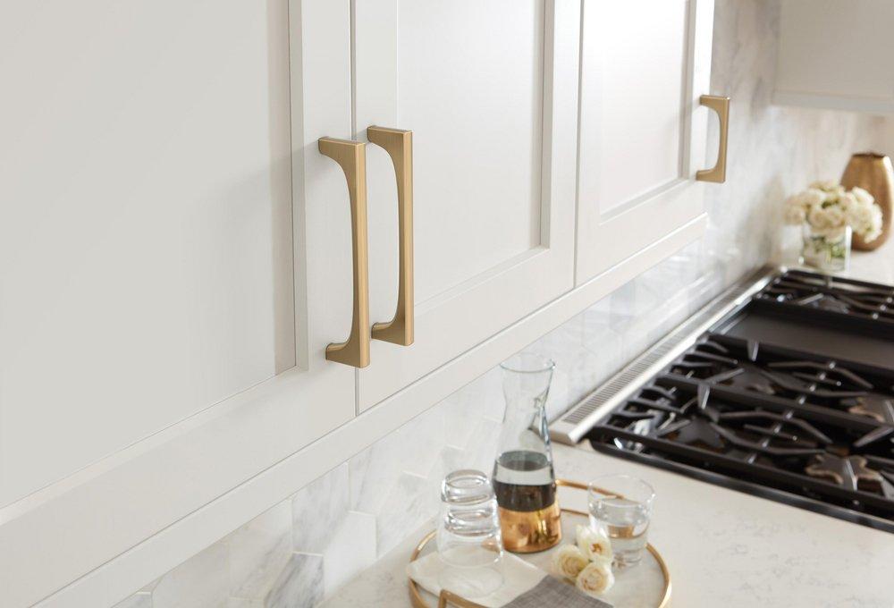 Amerock Champagne Bronze 7-9/16 in. Center-to-Center Pull 