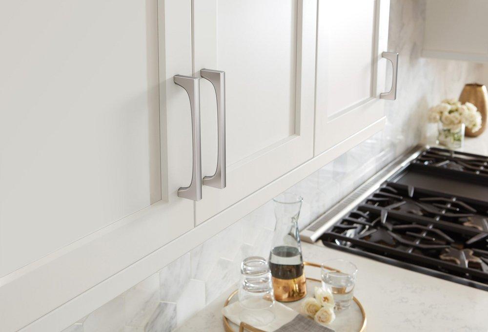 Amerock Satin Nickel 6-5/16 in. Center-to-Center Pull 