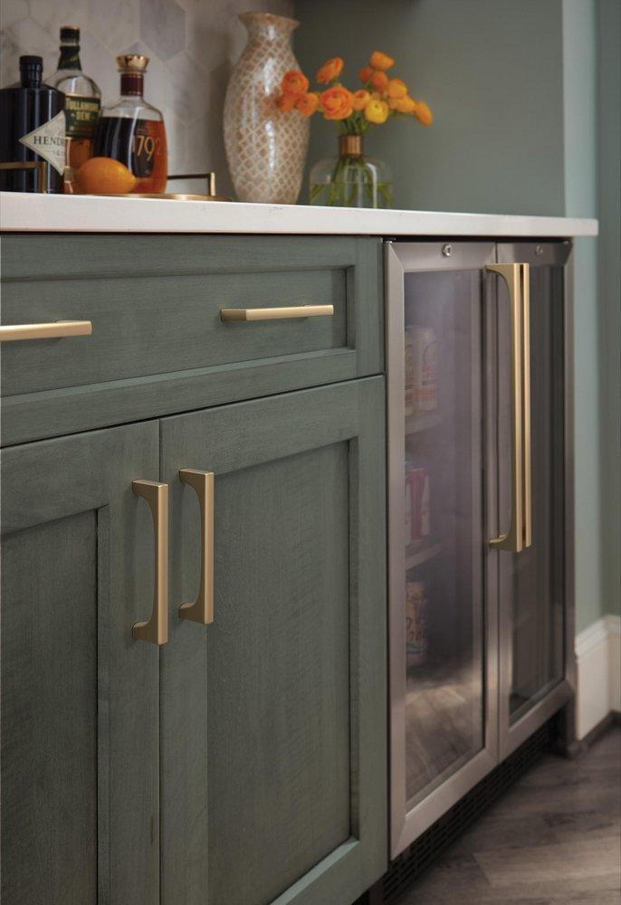 Amerock Champagne Bronze 18 in. Center-to-Center Appliance Pull 
