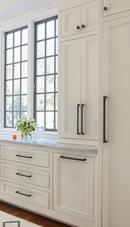 Amerock Matte Black 18 in. Center-to-Center Appliance Pull 