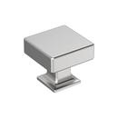 LINTEL 1-1/4 INCH 32MM LENGTH POLISHED CHROME CABINET KNOB 