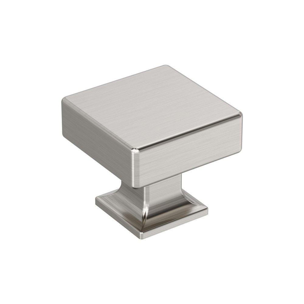 LINTEL 1-1/4 INCH 32MM LENGTH SATIN NICKEL CABINET KNOB 