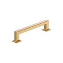 LINTEL 5-1/16 INCH 128MM CENTER-TO-CENTER CHAMPAGNE BRONZE CABINET PULL 