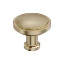 FAIRCREST 1-1/4 INCH 32MM DIAMETER GOLDEN CHAMPAGNE CABINET KNOB 