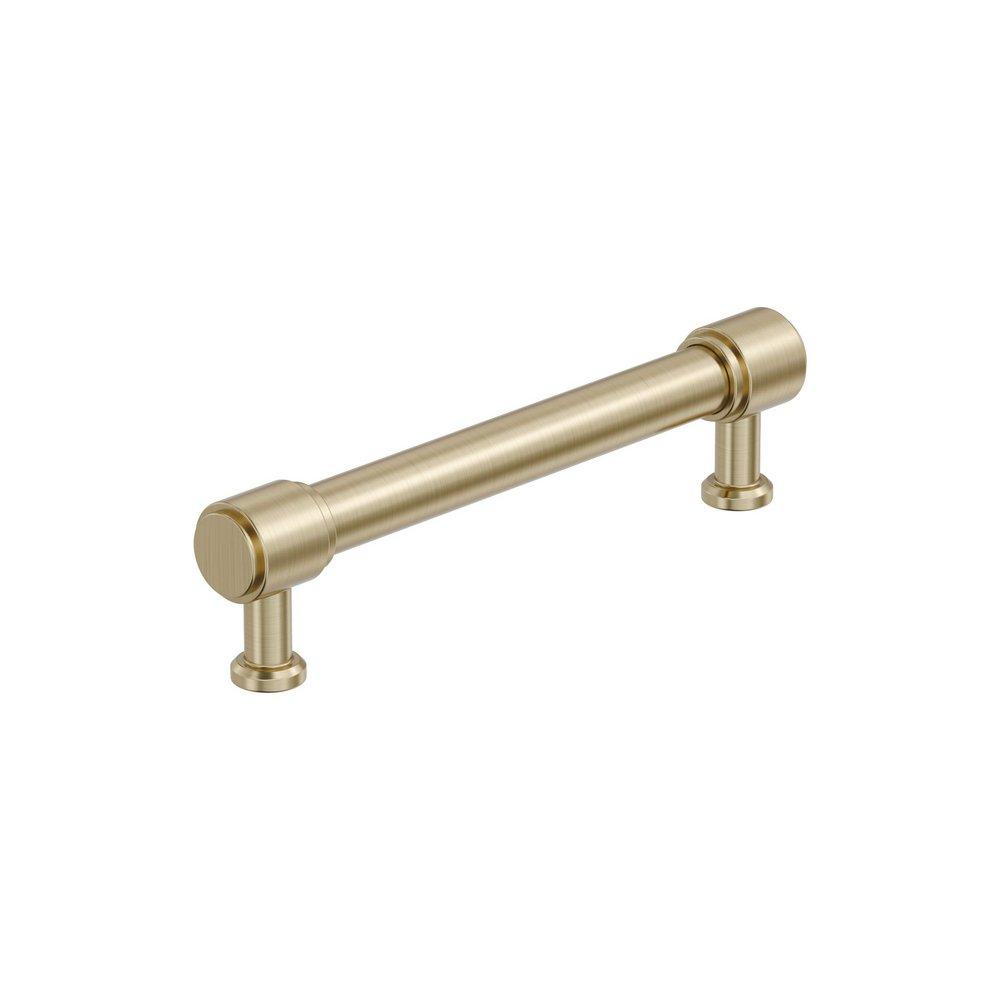 FAIRCREST 5-1/16 INCH 128MM CENTER-TO-CENTER GOLDEN CHAMPAGNE CABINET PULL 