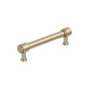 FAIRCREST 5-1/16 INCH 128MM CENTER-TO-CENTER GOLDEN CHAMPAGNE CABINET PULL 