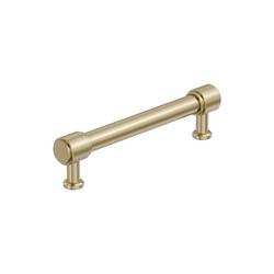 5-1/16 in. Center-to-Center Cabinet Pull in Golden Champagne