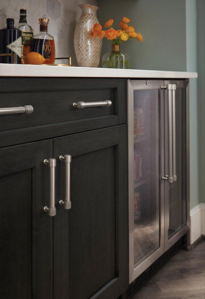 Amerock Satin Nickel 5-1/16 in. Center-to-Center Pull 