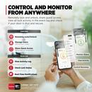 Touchscreen WiFi Smart Lock Deadbolt in Matte Black 