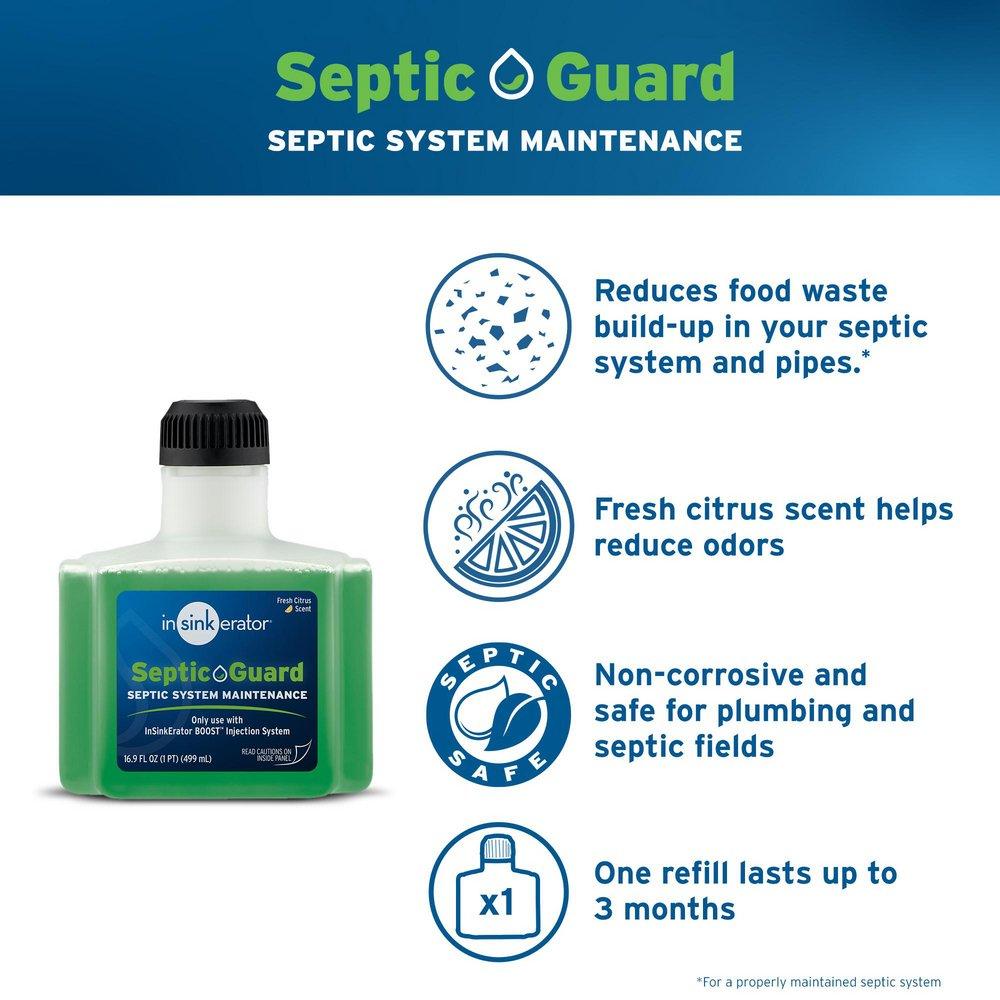 Septic Guard 3/4 hp Continuous Feed Garbage Disposal 