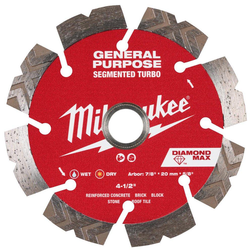 4-1/2 DIAMOND MAX SEGMENTED TURBO GENERAL PURPOSE DIAMOND BLADE 