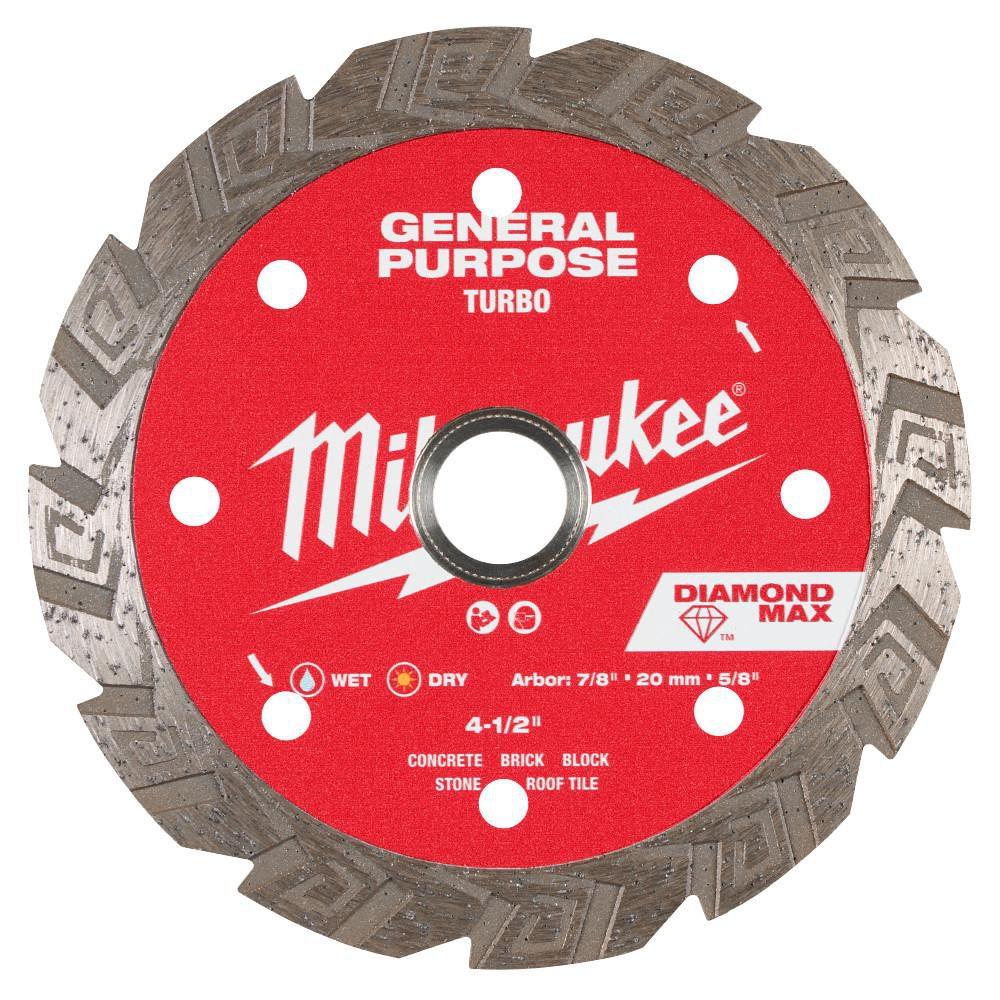 4-1/2 Diamond Max Turbo General Purpose Diamond Blade 