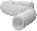 Dundas Jafine White 50 ft. White Uninsulated Flexible Air Duct 