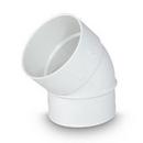 Multi-Fittings Corporation Hub x Spigot Street SDR 35 PVC Solvent Weld Sewer 45 Degree Elbow 