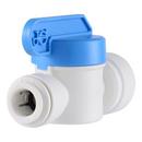 polypropylene shut-off valve 3/8 x 3/8 white 