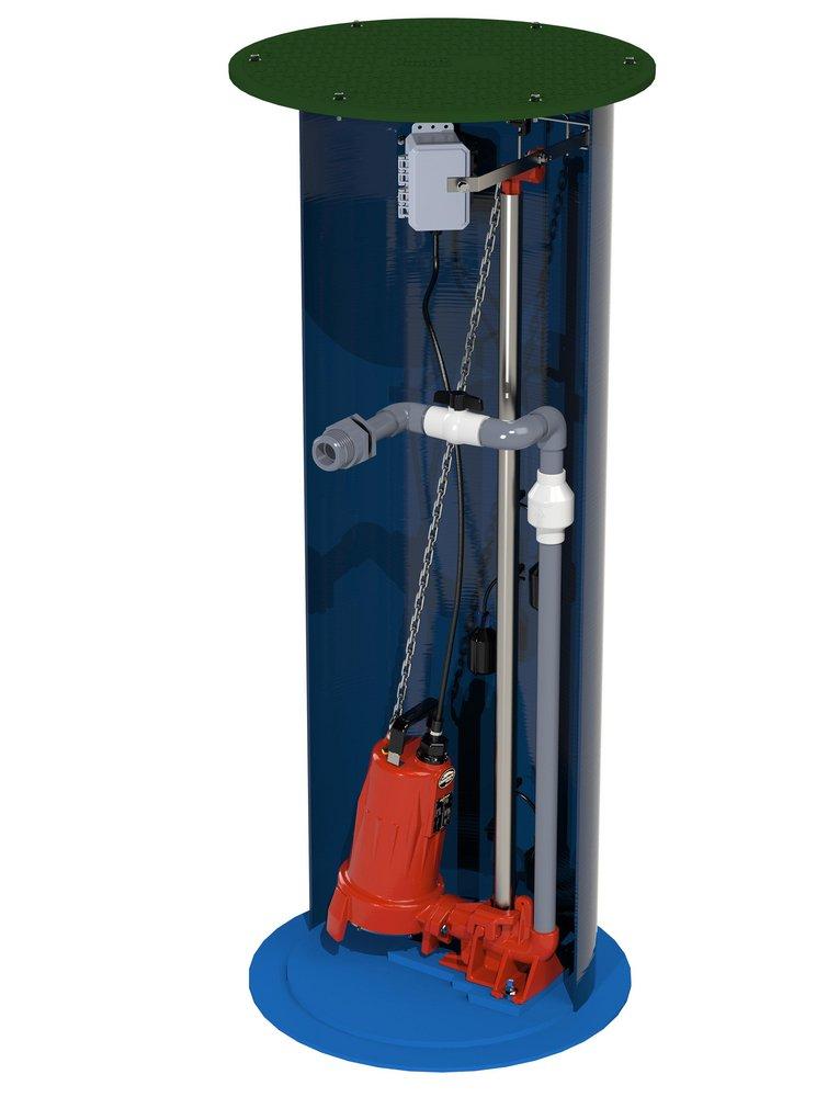 2 HP 208-230V Simplex Grinder Pump 