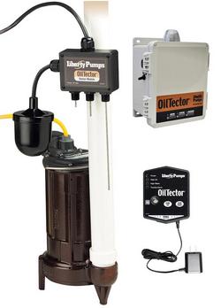 3/4 HP 115V Cast Iron Submersible Elevator Sump Pump with OilTector&reg; Control & Alarm and 25 ft. Cord