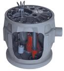 1 HP 208-230V Submersible Sewage Pump System with 10 ft. Cord