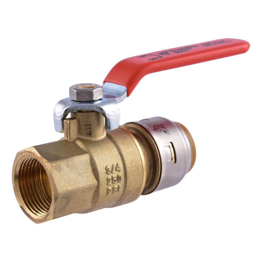 3/4 in. Push-to-Connect X FNPT SharkBite Max Ball Valve 