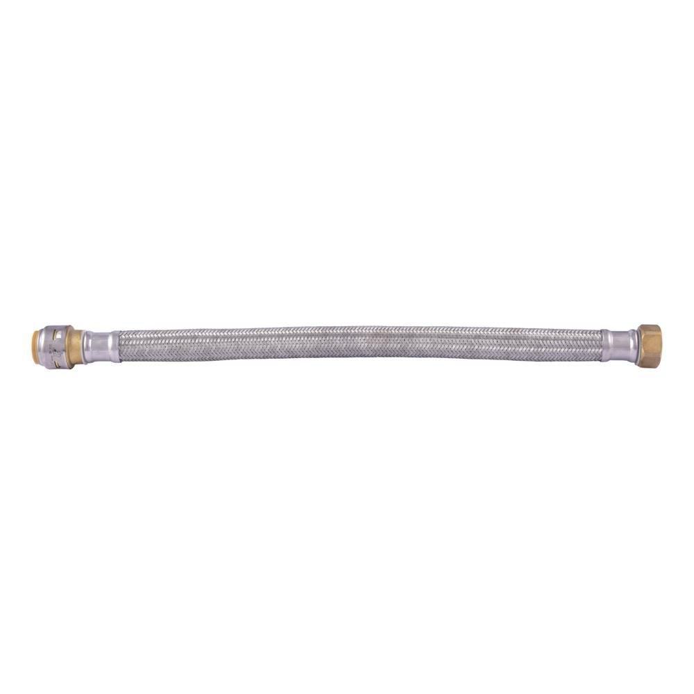3/4 x 3/4 in. FIP 18 in. Stainless Steel Braided Water Heater Connector 