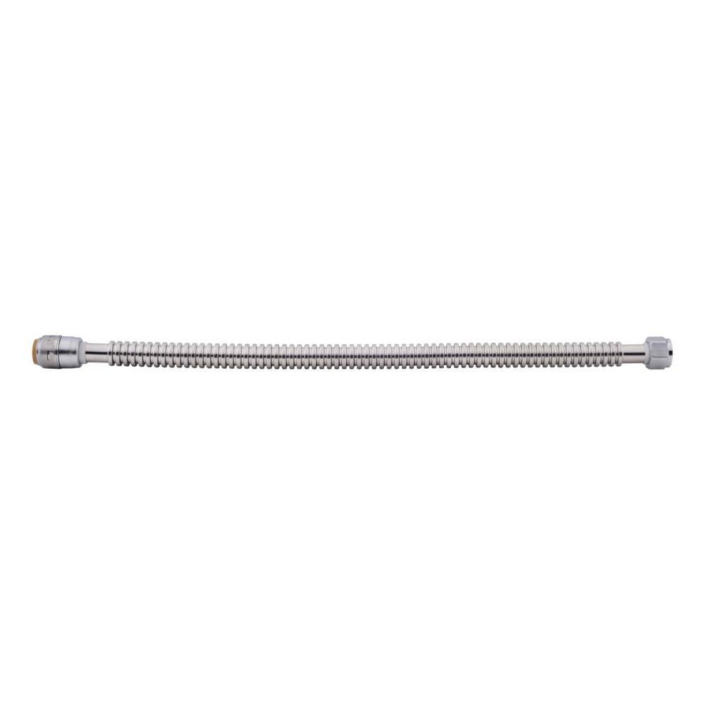 3/4 X 1 in. X 24 in. FIP Stainless Steel Braided SharkBite Max Corrugated Water Softener Connector 