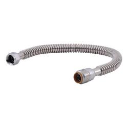 3/4 X 1 in. X 24 in. FIP Stainless Steel Braided SharkBite Max Corrugated Water Softener Connector