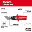 Left Cutting Offset Aviation Snips 