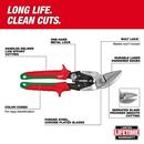 RIGHT CUTTING OFFSET AVIATION SNIPS 