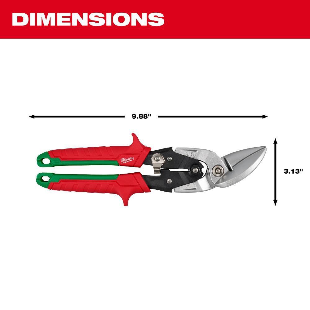 RIGHT CUTTING OFFSET AVIATION SNIPS 
