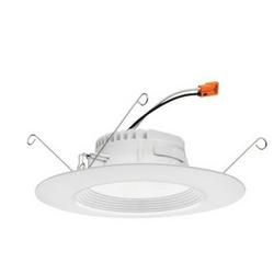 6 in. White Recessed Trim