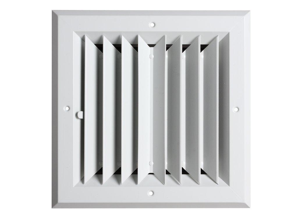 12X12 ALUM 2WAY CEIL DIFF WHIT 