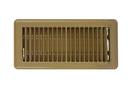 6 x 8 in. Steel Floor Diffuser with Multi-Angled Fins in Brown