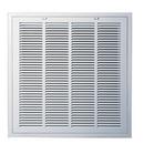 24 x 4 in. Stamped Steel T-Bar Return Air Filter Grille in White