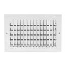 10X10 ADJ BAR SGL DFLCT GRL WHIT 