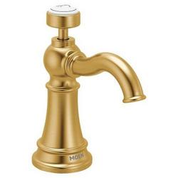 Traditional Soap Dispenser in Brushed Gold