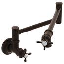 OIL RUBBED BRONZE TWO-HANDLE KITCHEN FAUCET 
