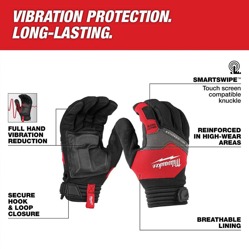 ANTI-VIBRATION WORK GLOVE - M 