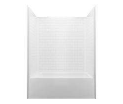 60 x 36 in. Tub & Shower Unit with Right Hand Drain in White